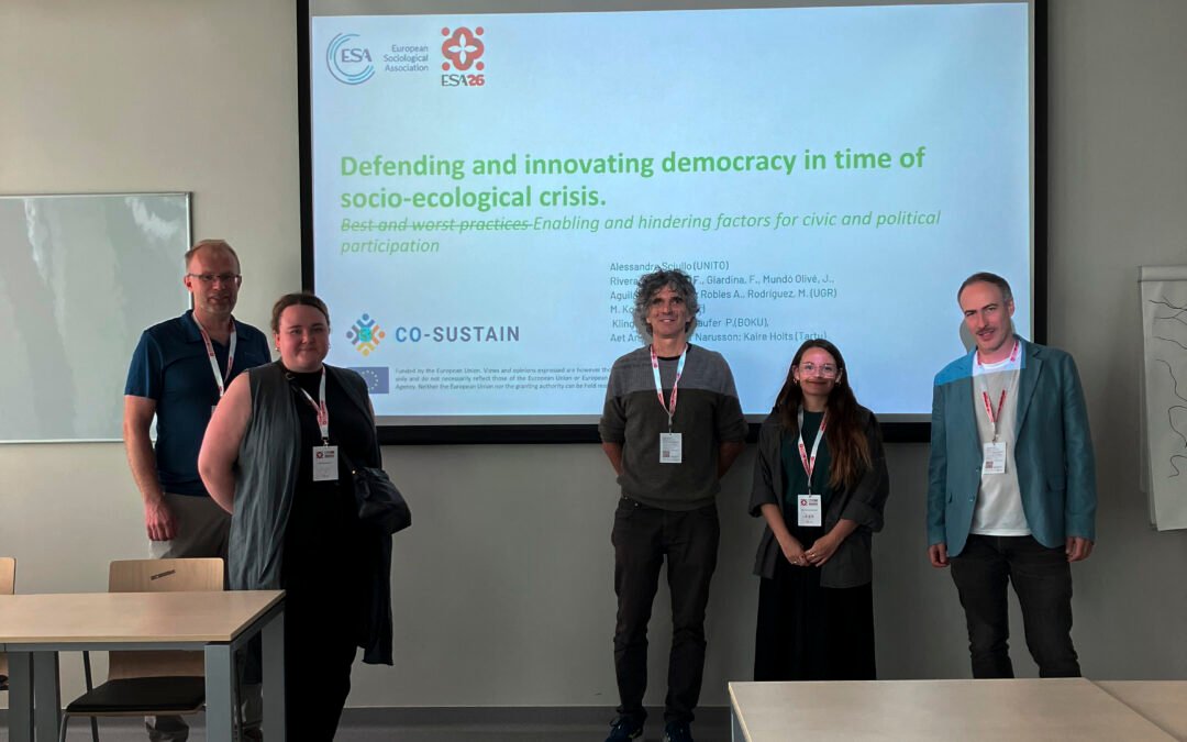 CO-SUSTAIN at the ESA Conference in Warsaw